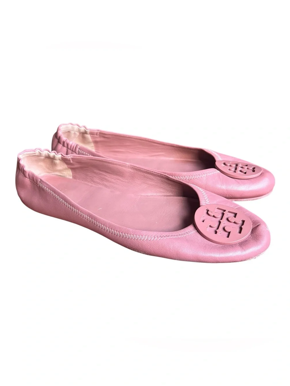 Tory Burch Pink Minnie Travel Ballet Flat 8